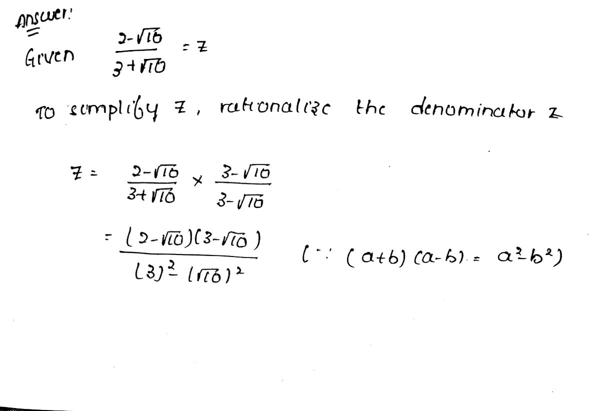 Algebra homework question answer, step 1, image 1